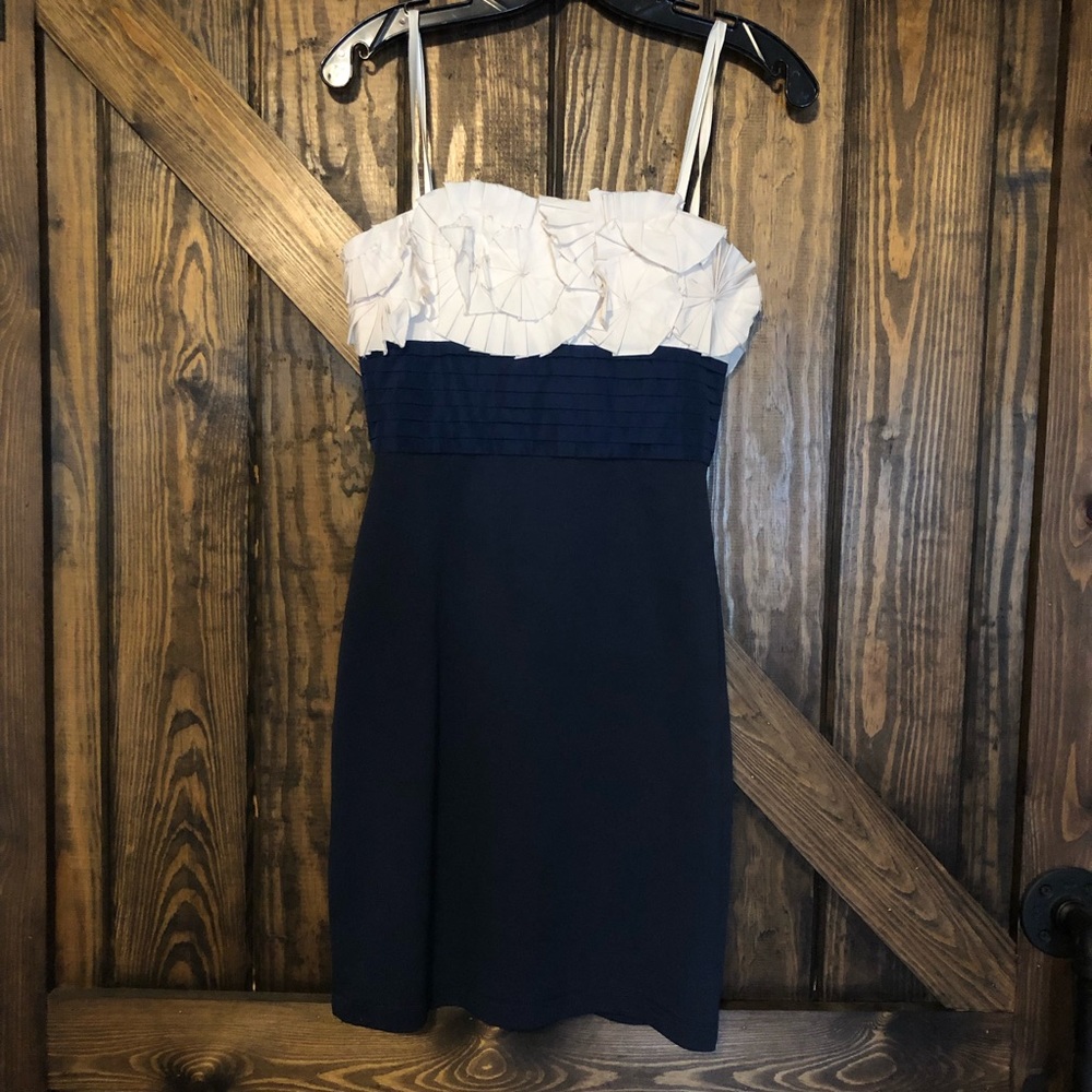 NWT BCBG Maxazria strapless cocktail dress size 0